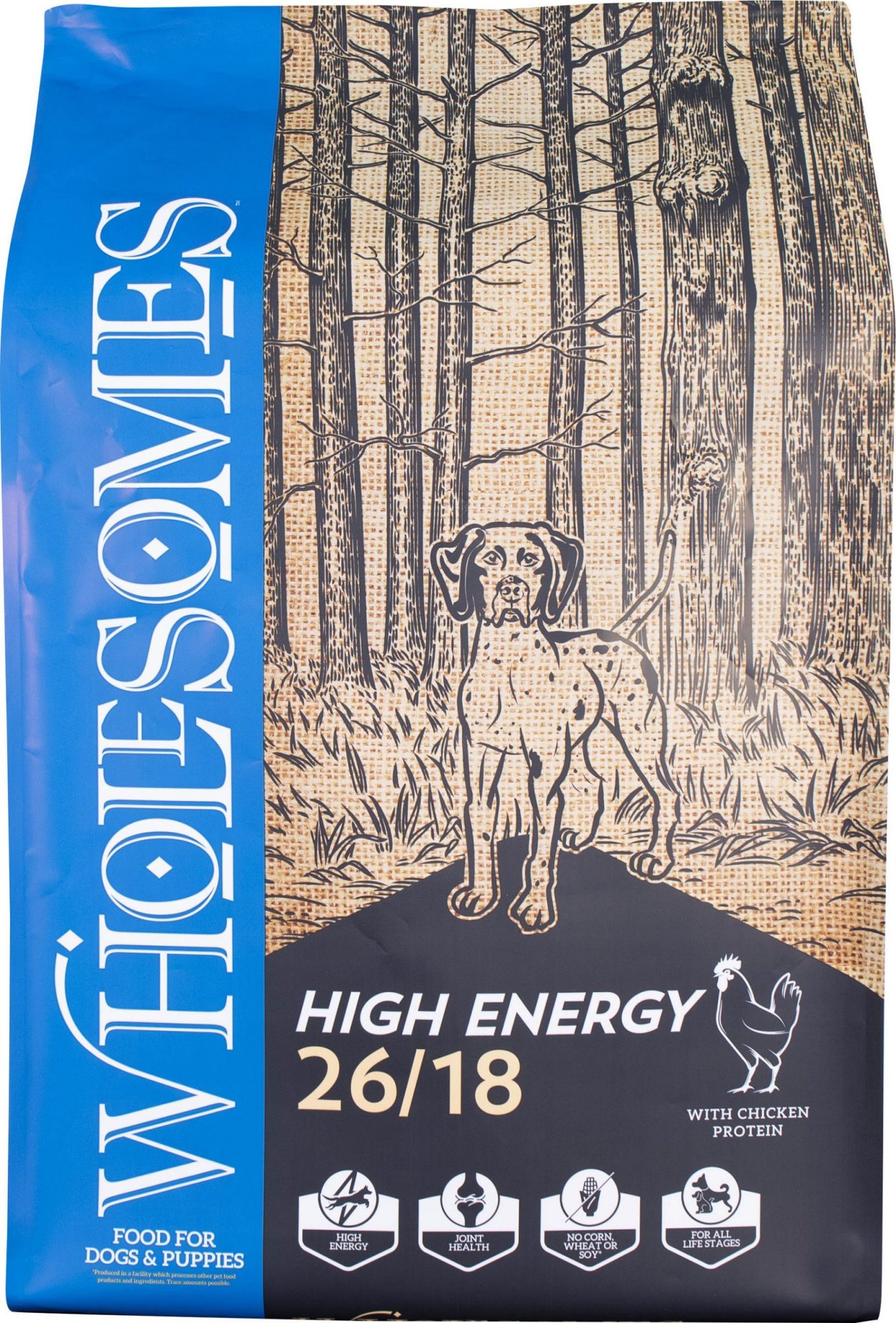 WHOLESOMES HIGH ENERGY DOG FOOD - My Pet Store and More | Pet Supplies