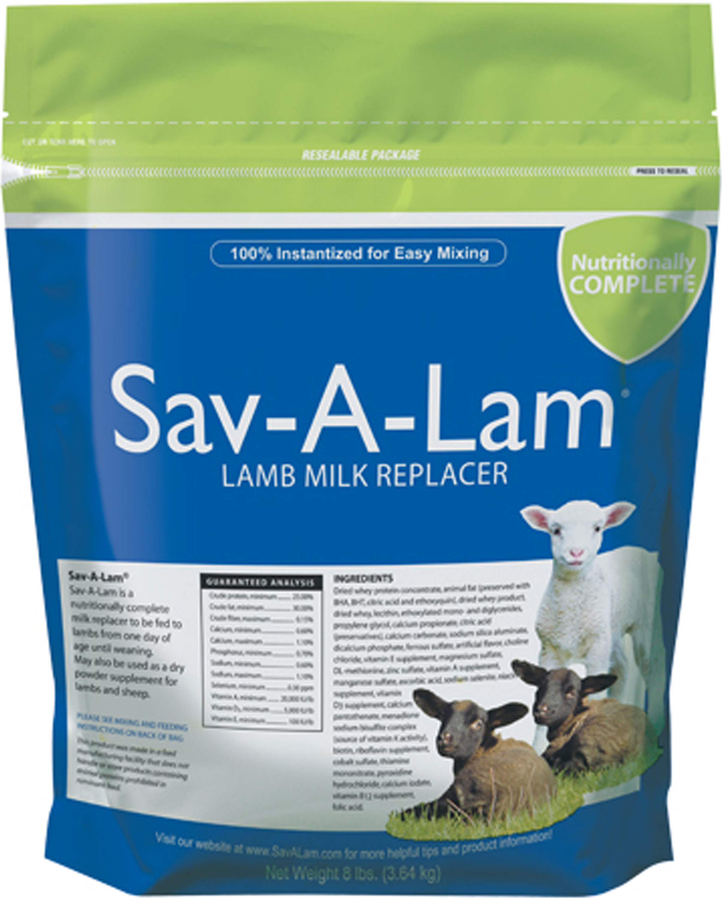 SAV-A-LAM 23% MILK REPLACER - My Pet Store and More | Pet ...